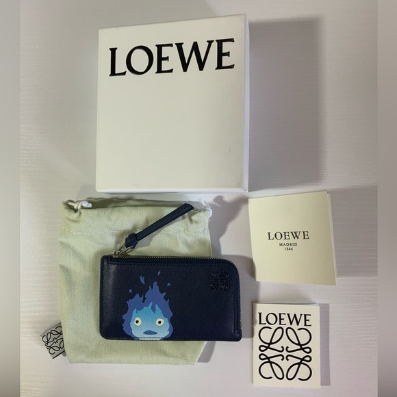 Loewe Accessories - Loewe x Studio Ghibli - Howl’s Moving Castle Coin Cardholder Leather Wallet